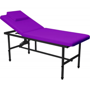 Стол стационарный косметологический MassMaster 1 (190х70 см) с регулировкой высоты фиолетовый